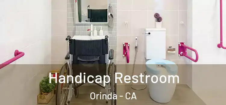 Handicap Restroom Orinda - CA